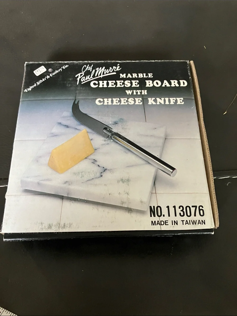 Marble Cheese Board with Cheese Knife - White Marble